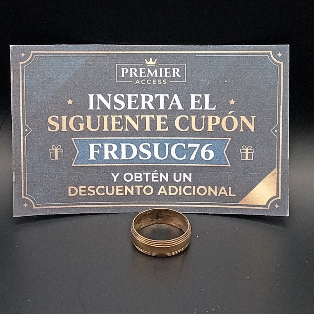 ARGOLLA ORO 10 K 1.4 GRMS (SEMINUEVO)
