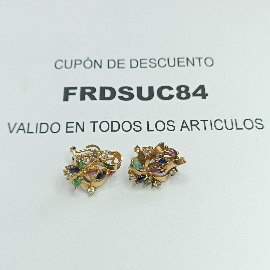 ARETES PAR ORO 10 K 4.9 GRMS (SEMINUEVO)