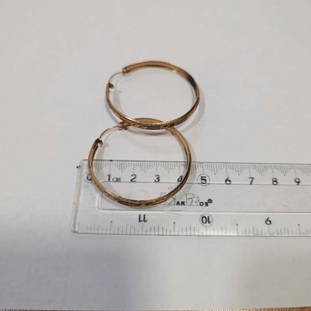 ARRACADAS PAR ORO 10 K 6.7 GRMS (SEMINUEVO)