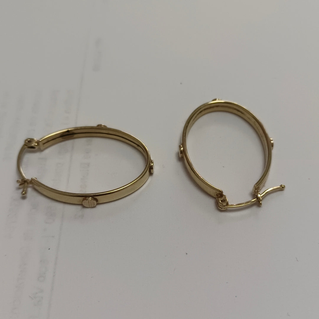 ARRACADAS PAR ORO 14 K 2,70 GRMS (SEMINUEVO)