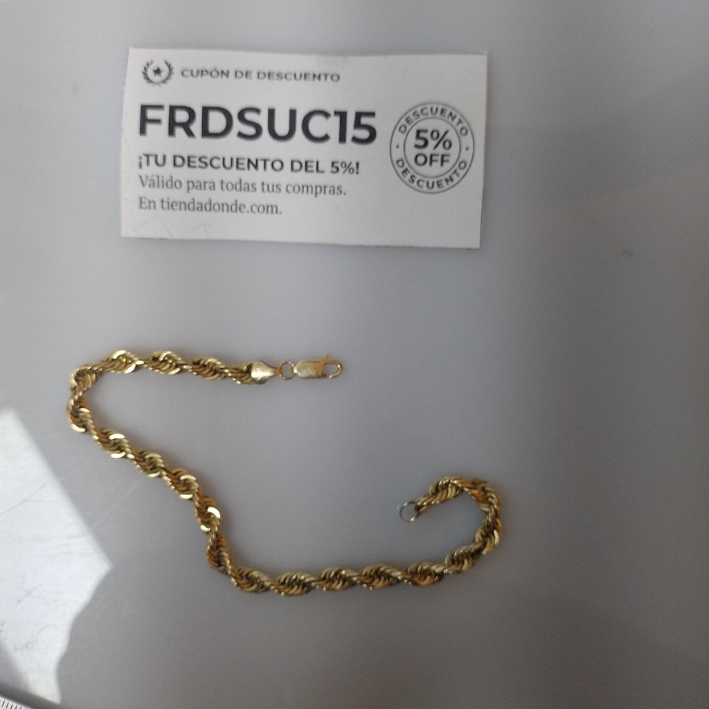 PULSERA ORO 14 K 15.9 GRMS (SEMINUEVO)