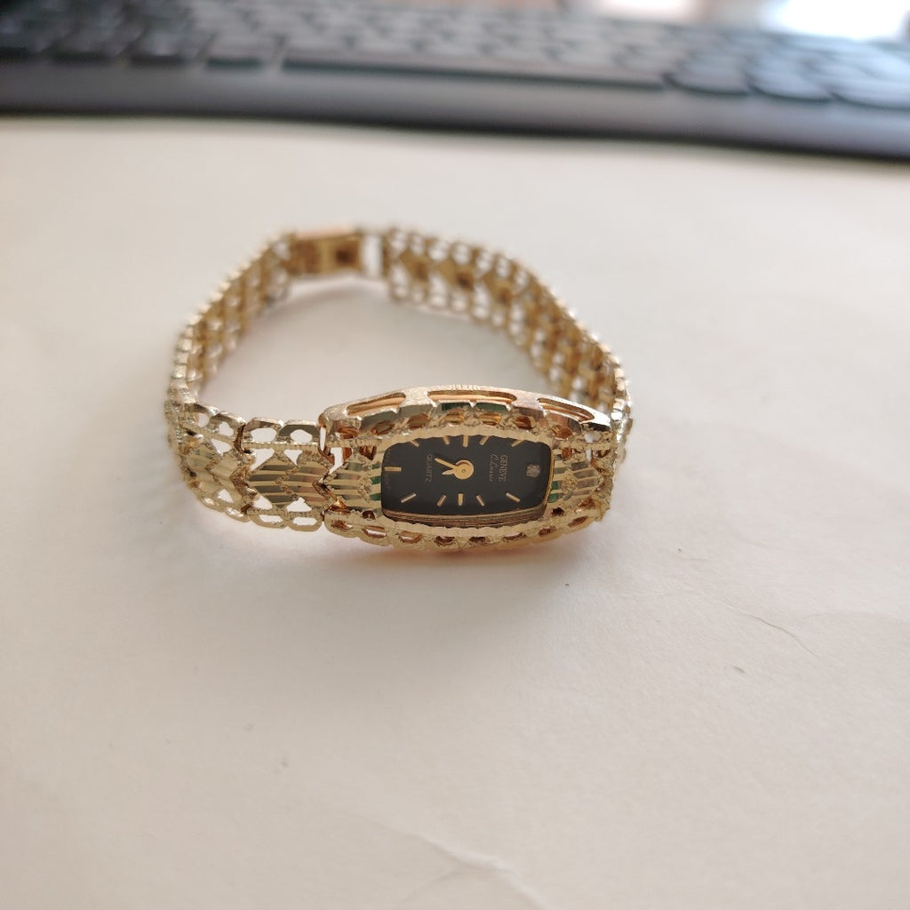 RELOJ CAJA ACERO PULSO ORO ORO 14 K 21.3 GRMS (SEMINUEVO)