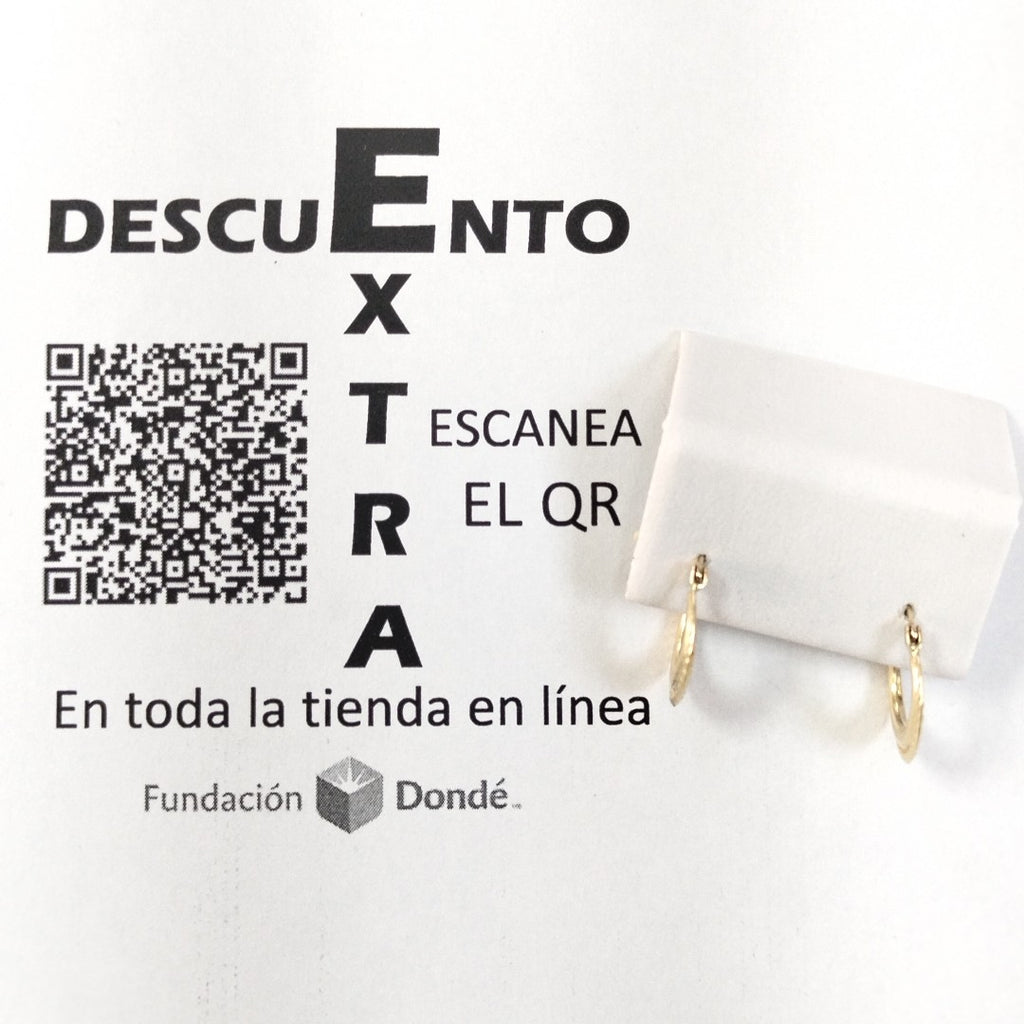ARRACADAS ORO 14K 0.6 (NUEVO)