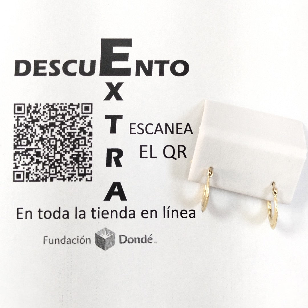 ARRACADAS ORO 14K 0.6 (NUEVO)