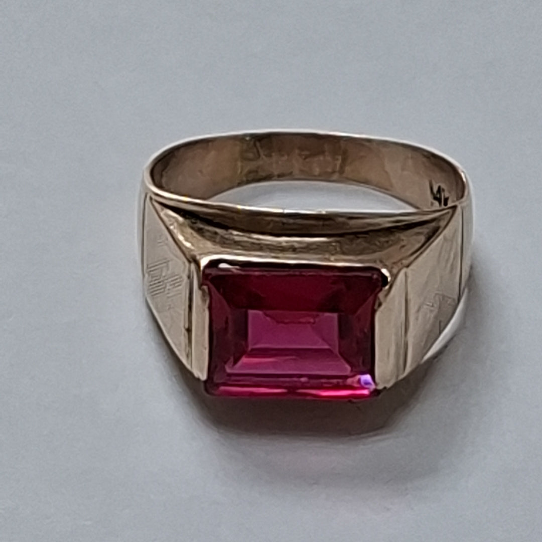 ANILLO ORO 14 K 3.6 GRMS (SEMINUEVO)