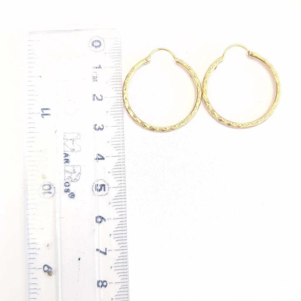 ARRACADAS PAR ORO 14 K 1.9 GRMS (SEMINUEVO)