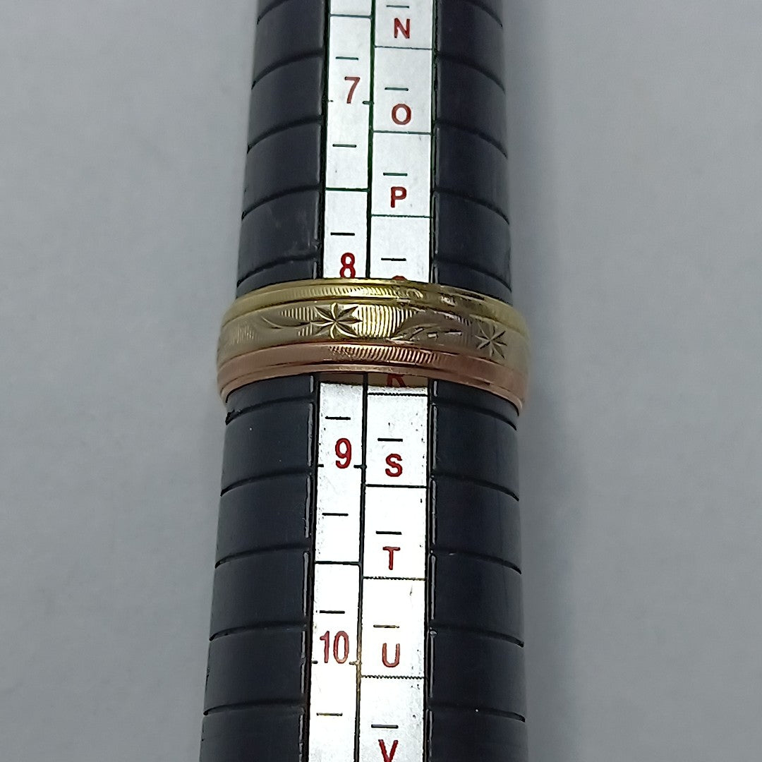 ARGOLLA ORO,ORO COMBINADO 14 K 1,90 GRMS (SEMINUEVO)