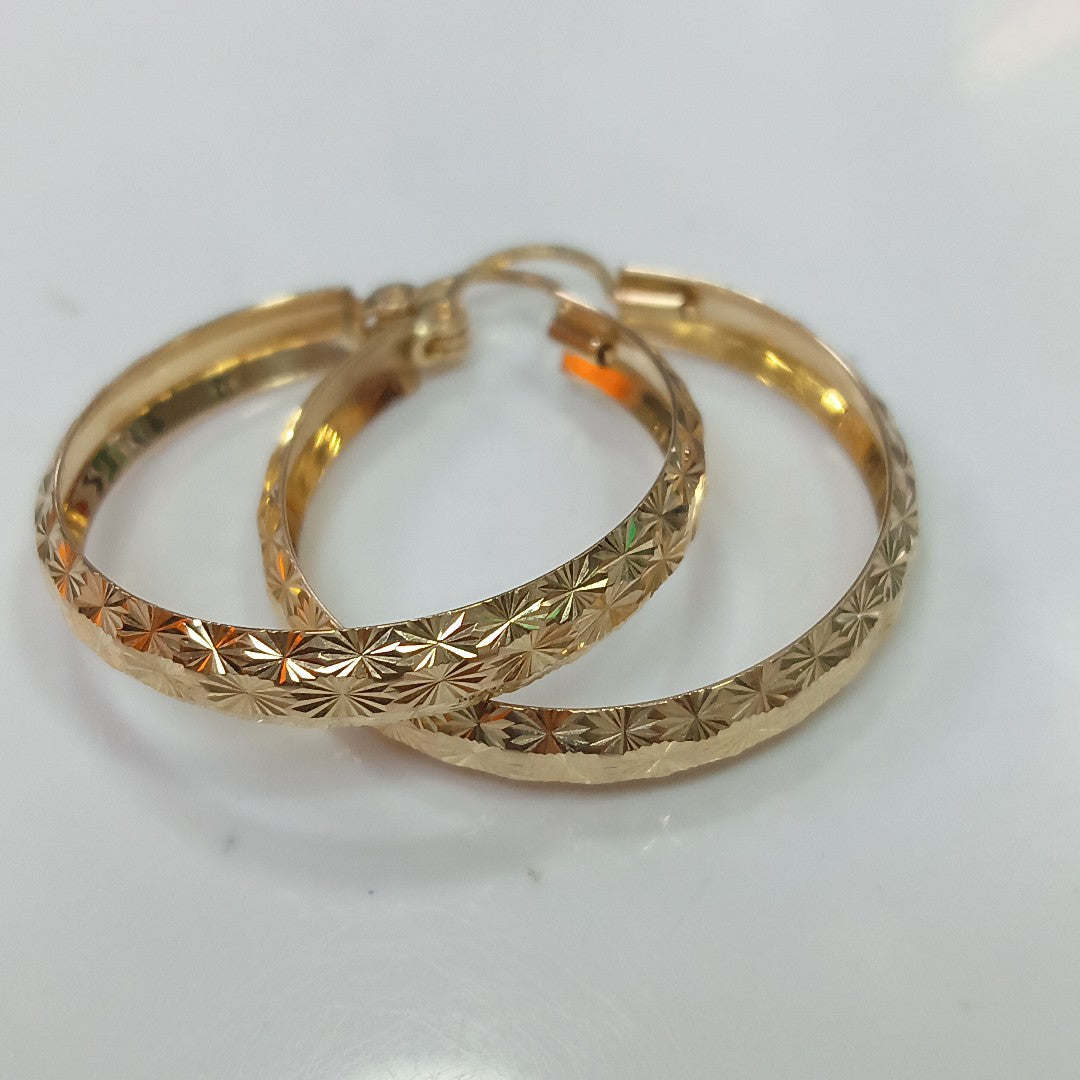 ARRACADAS PAR ORO 10 K 3.4 GRMS (SEMINUEVO)