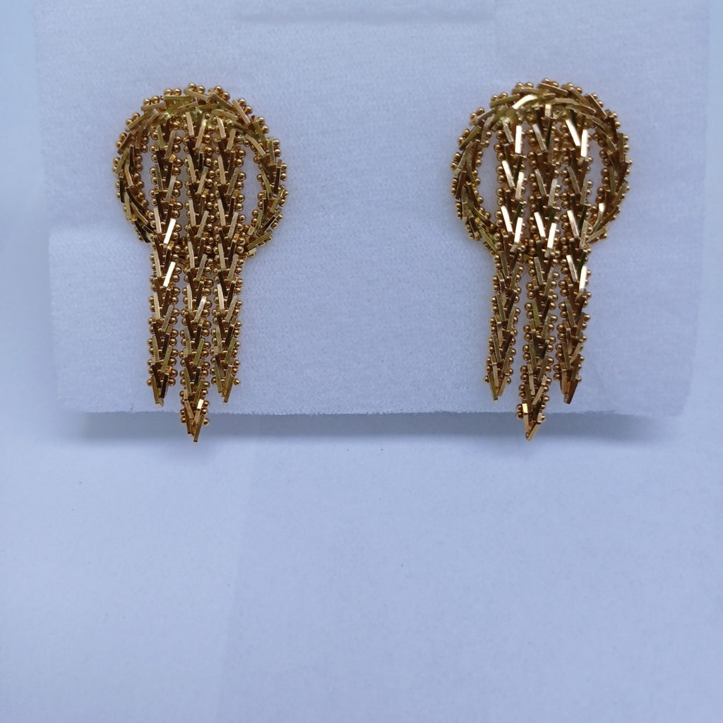 ARETES PAR ORO 18 K 18,80 GRMS (SEMINUEVO)