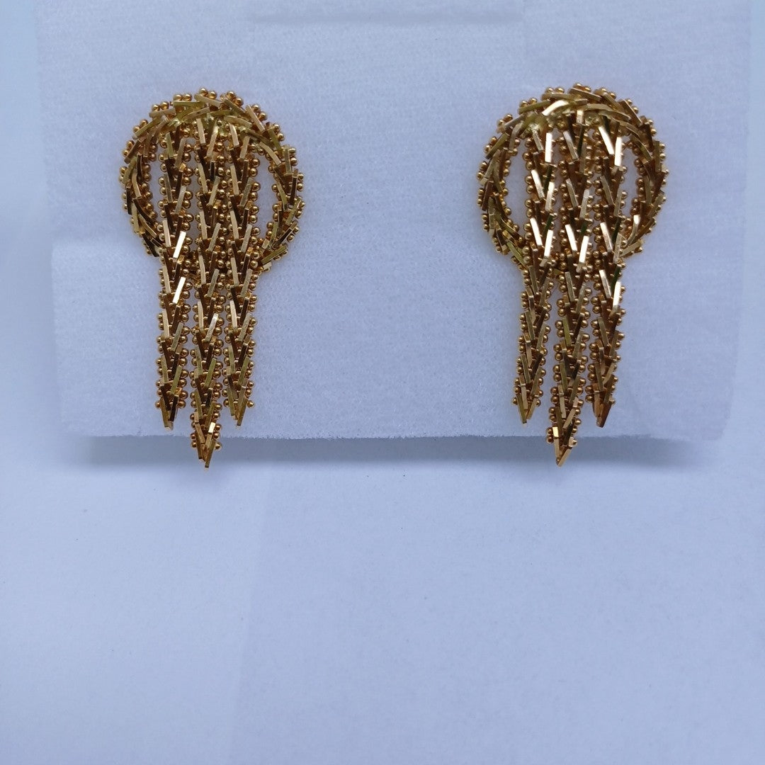 ARETES PAR ORO 18 K 18,80 GRMS (SEMINUEVO)