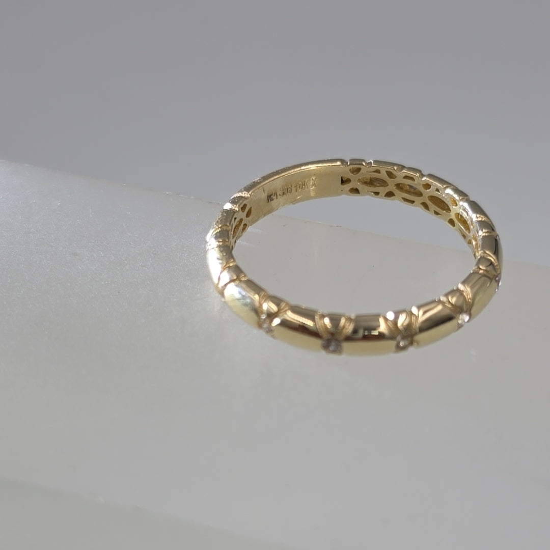 ANILLOS DAMA ORO 10K 2 (NUEVO)