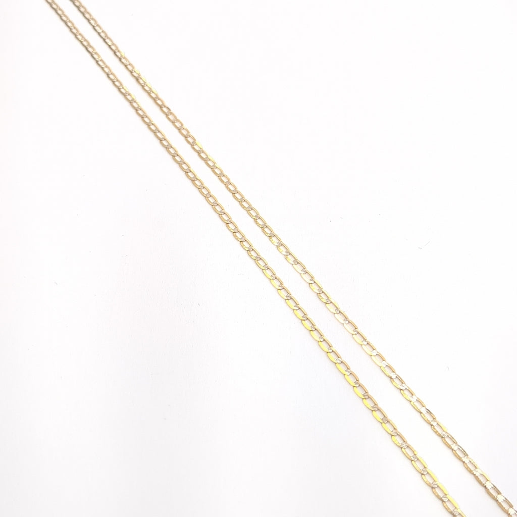 CADENA ORO COMBINADO 14 K 2 GRMS (SEMINUEVO)