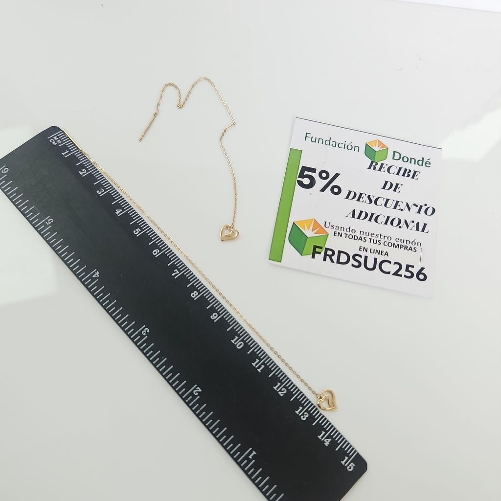 BROQUELES ORO 14K 1.1 (NUEVO)