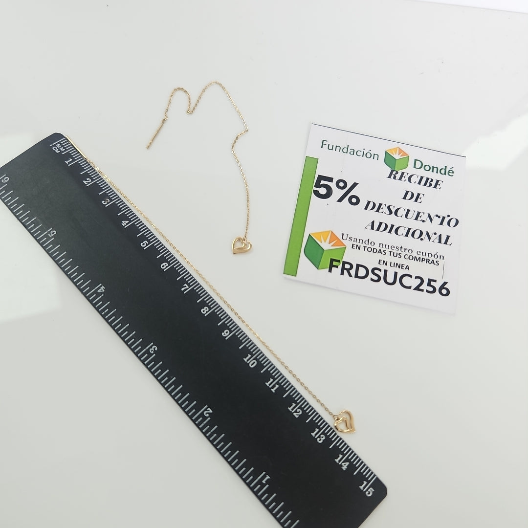 BROQUELES ORO 14K 1.1 (NUEVO)
