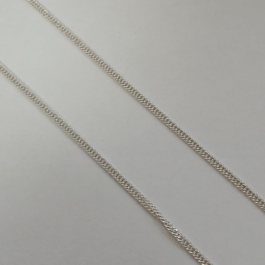 CADENA BARBADA PLATA .925 50 CM 4.12 GR (NUEVO)