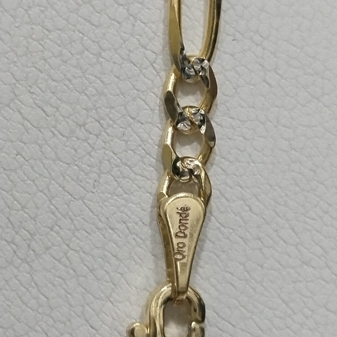 CADENAS 3X1 DIAMANTADA ORO 14K 55 CM 8.5 GR (NUEVO)
