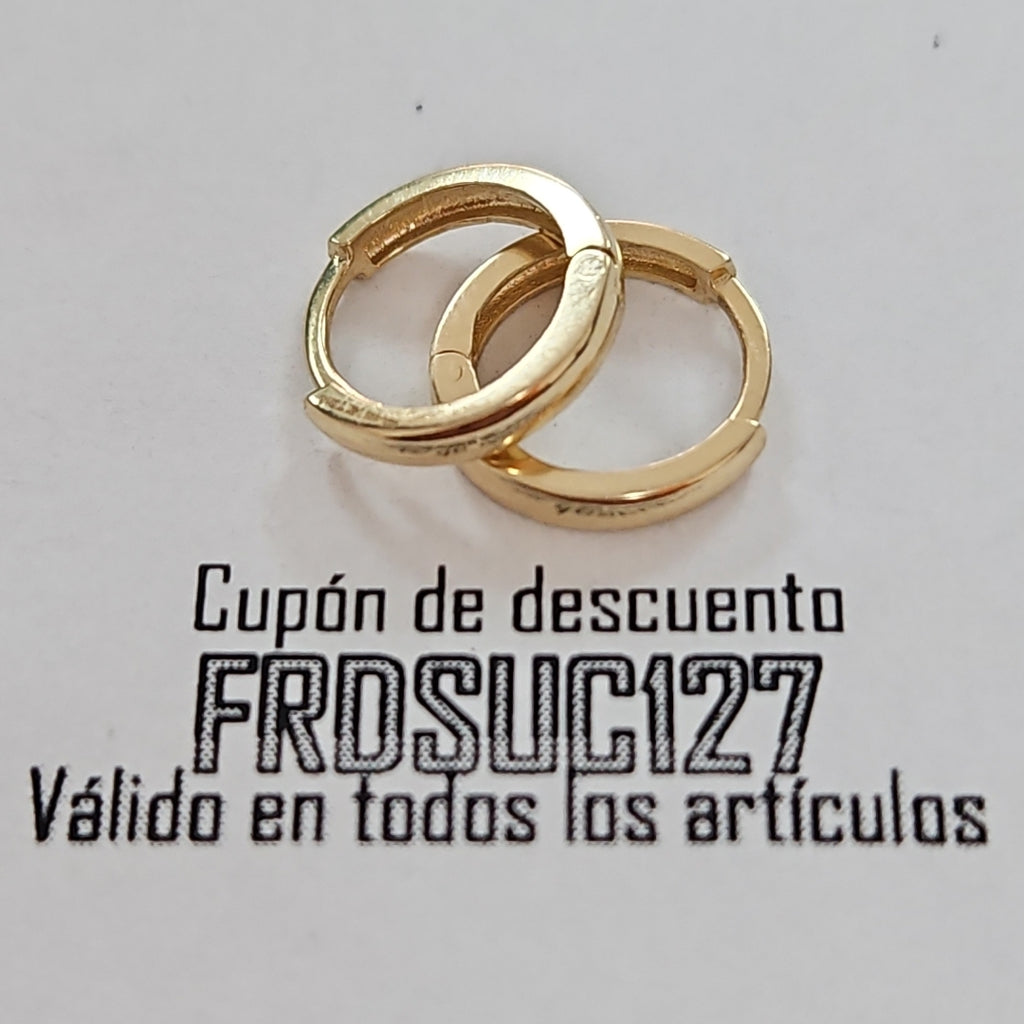HUGGIES ORO 14K 1.1 (NUEVO)