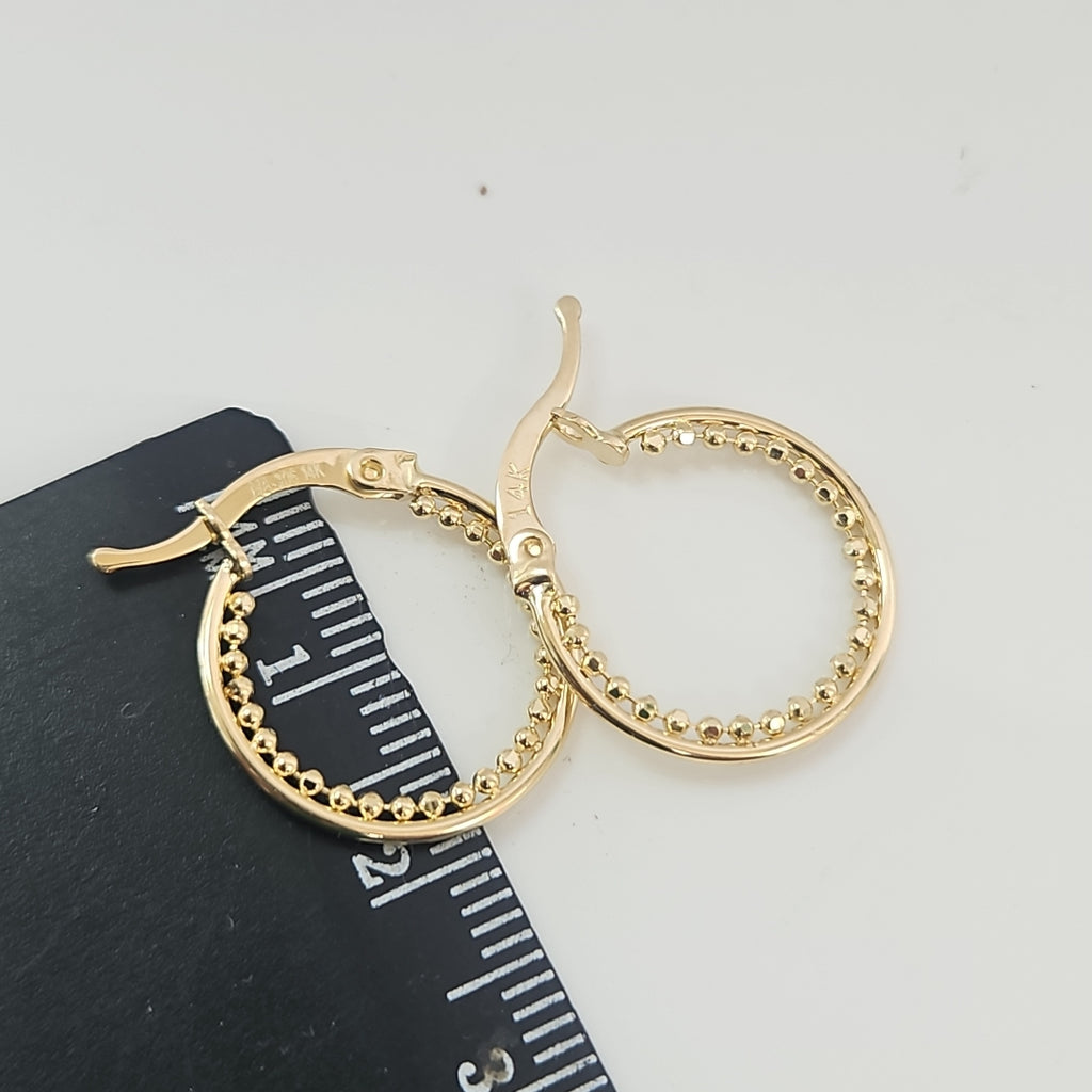 ARRACADAS ORO 14K 1.7 (NUEVO)