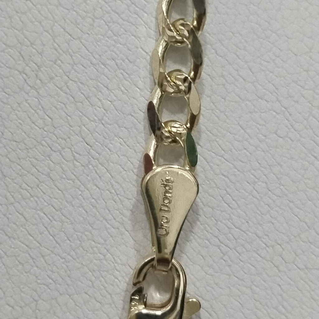 CADENAS BARBADA ORO 14K 55 CM 13 GR (NUEVO)