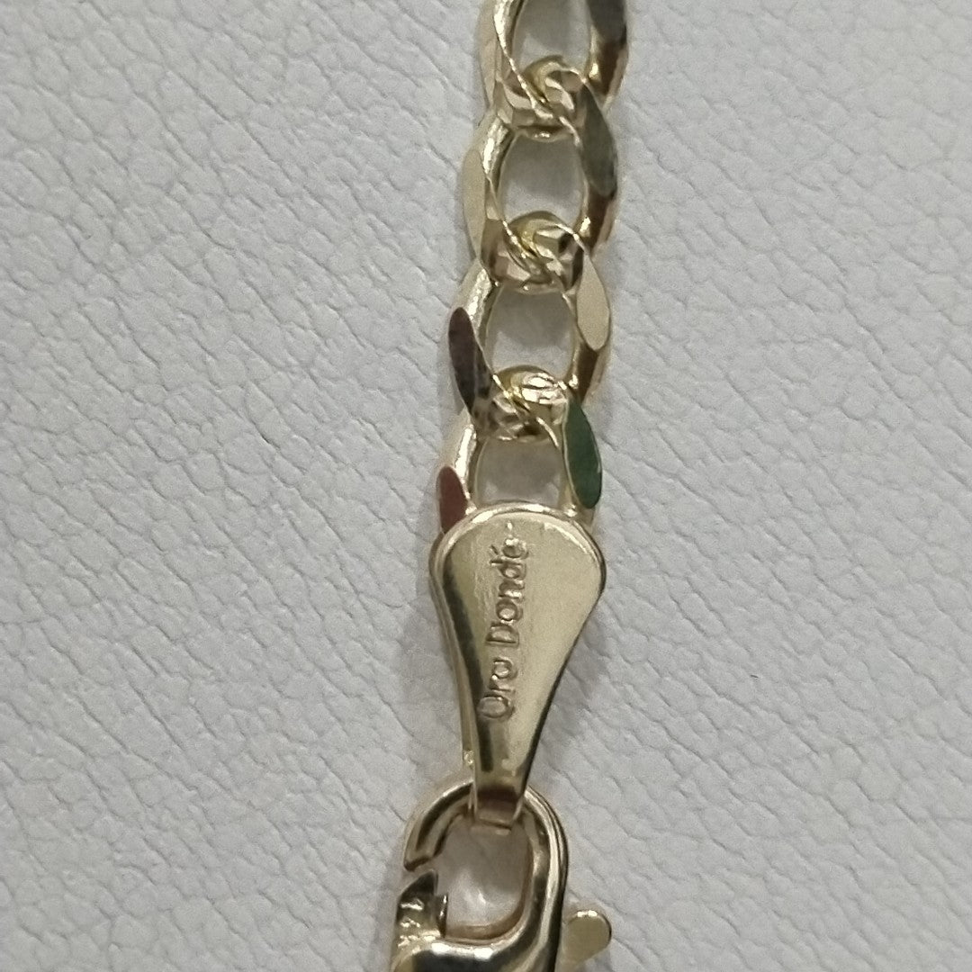CADENAS BARBADA ORO 14K 55 CM 13 GR (NUEVO)