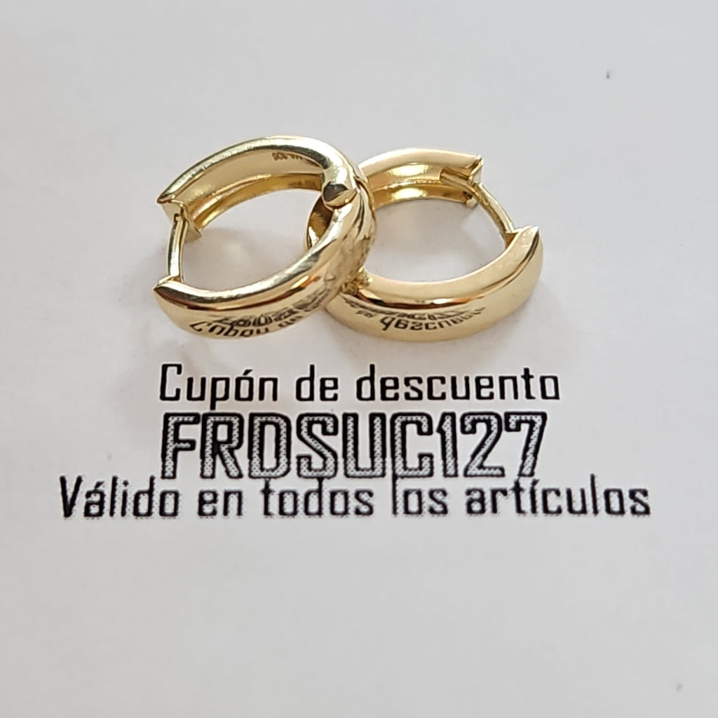 HUGGIES ORO 14K 1.1 (NUEVO)