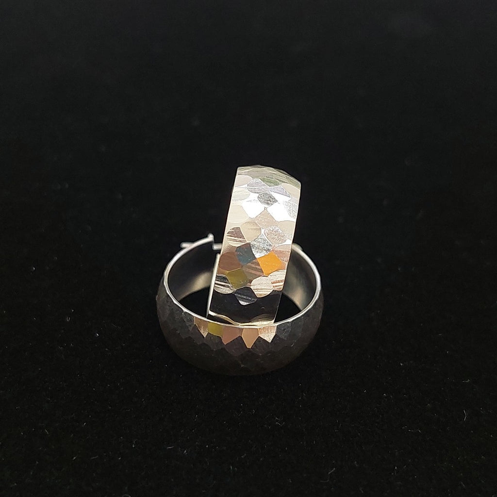 ARETES ARRACADAS FACETADAS PLATA .925 3 GR (NUEVO)