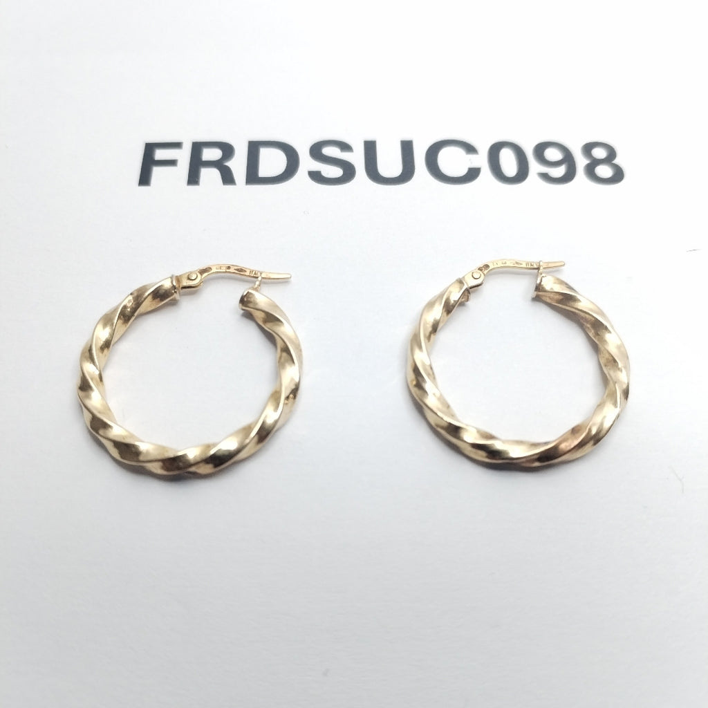ARETES PAR ORO 14 K 1.4 GRMS (SEMINUEVO)