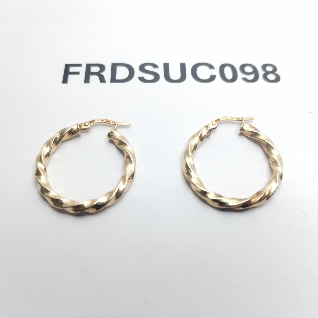 ARETES PAR ORO 14 K 1.4 GRMS (SEMINUEVO)