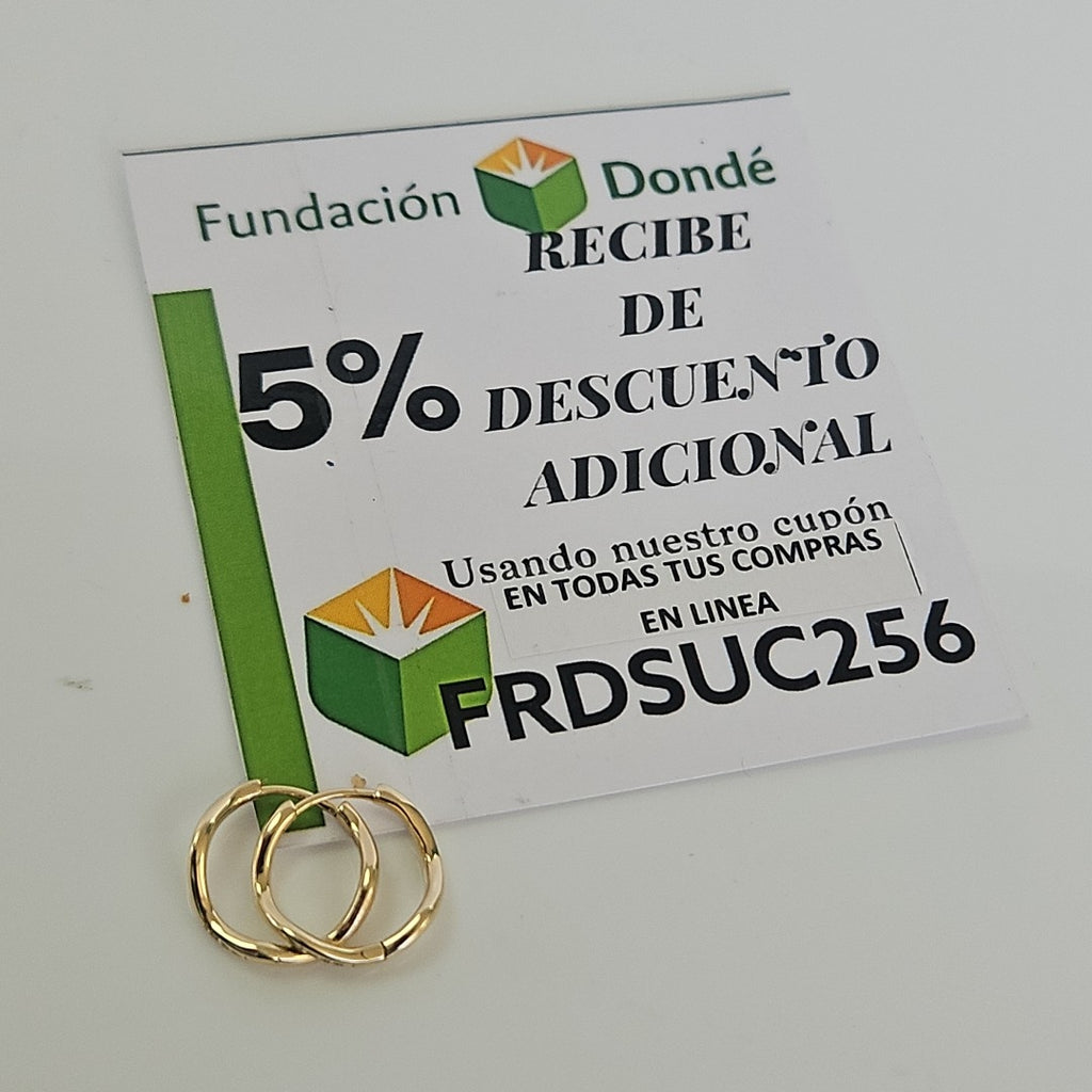 HUGGIES ORO 14K 1.3 (NUEVO)
