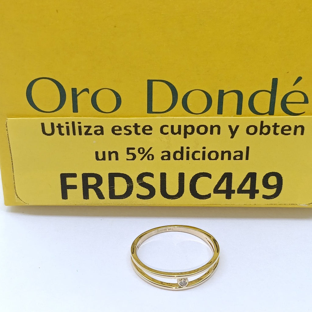 ANILLOS DAMA ORO 14K 1.8 (NUEVO)
