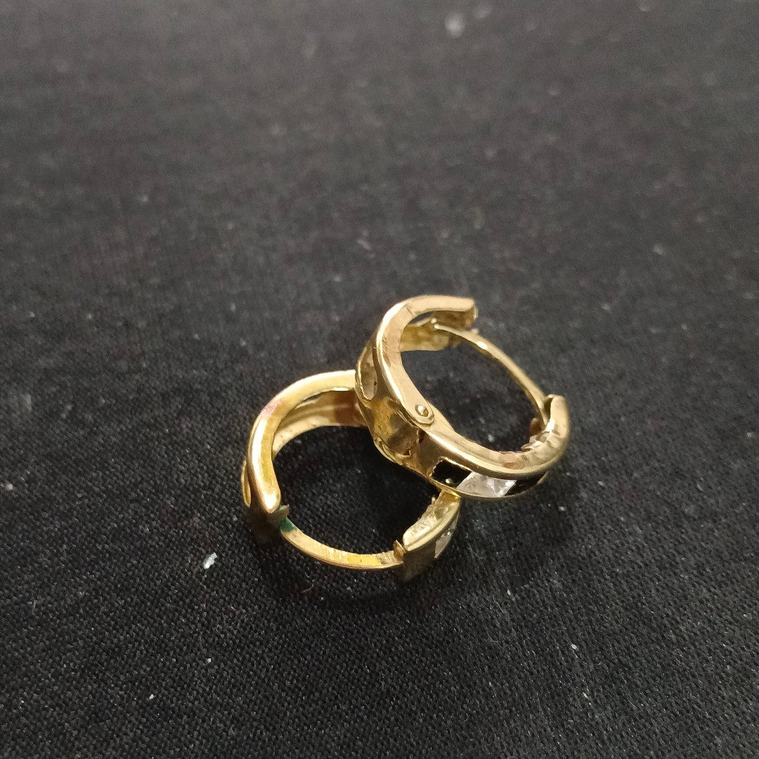 ARETES PAR ORO 10 K 1.1 GRMS (SEMINUEVO)