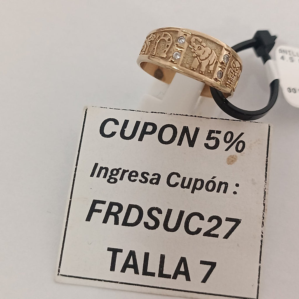 ANILLITO ORO 14 K 4.5 GRMS (SEMINUEVO)