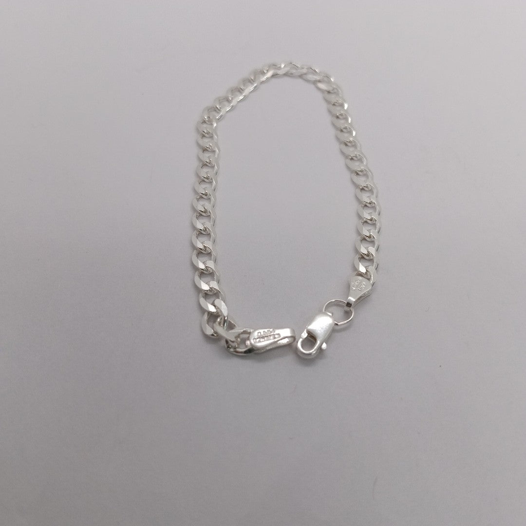 PULSERA BARBADA PLATA .925 18 CM 5.73 GR (NUEVO)