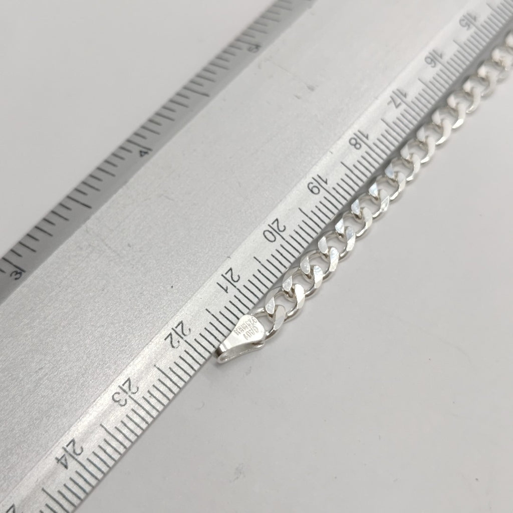 PULSERA BARBADA PLATA .925 21 CM 7.43 GR (NUEVO)