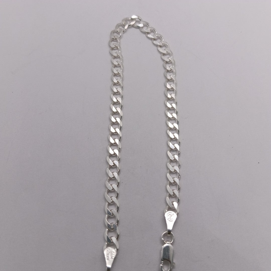 PULSERA BARBADA PLATA .925 21 CM 6.93 GR (NUEVO)