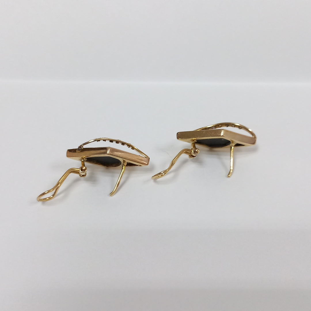 BROQUELES PAR ORO 14 K 5,50 GRMS (SEMINUEVO)