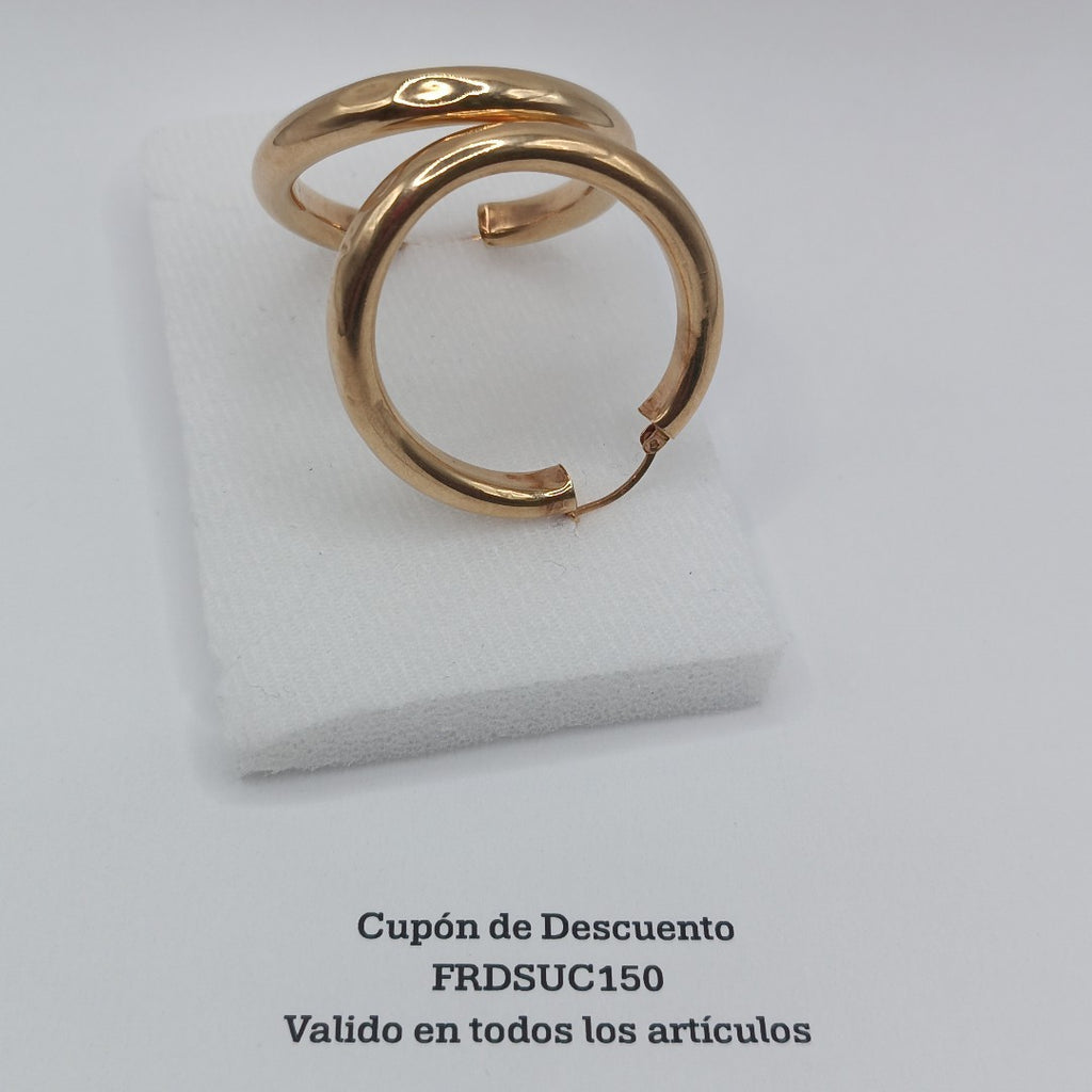 ARRACADAS PAR ORO 14 K 5,70 GRMS (SEMINUEVO)