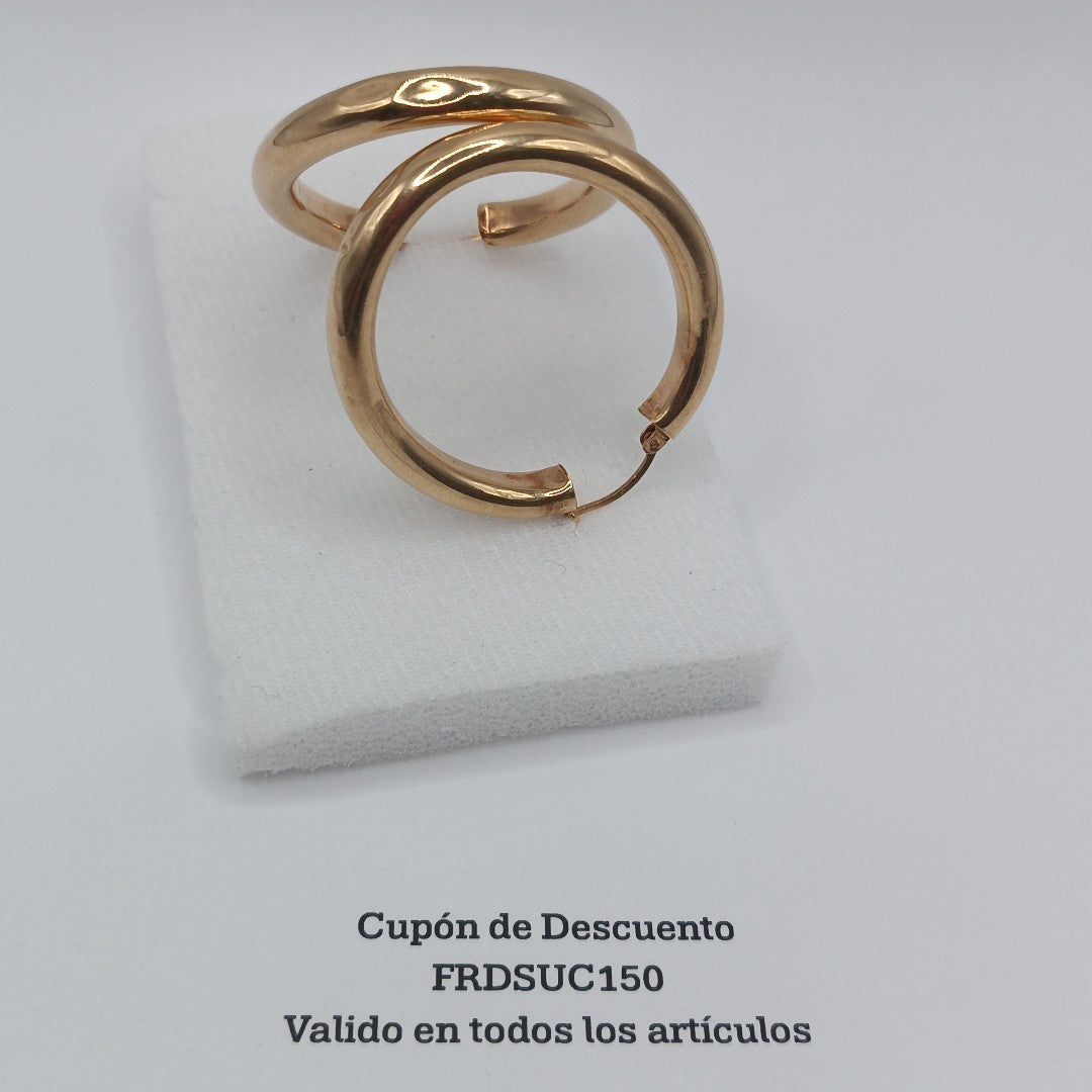 ARRACADAS PAR ORO 14 K 5,70 GRMS (SEMINUEVO)