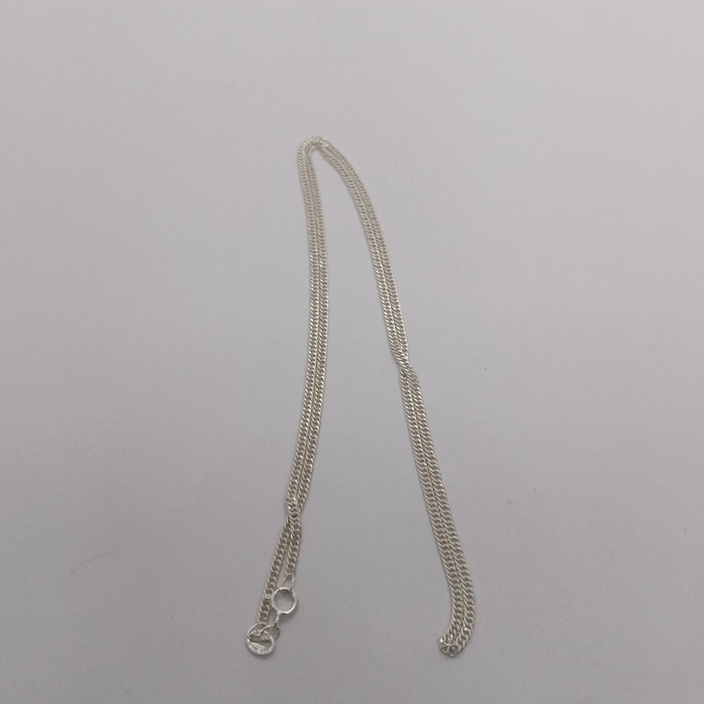 CADENA BARBADA PLATA .925 50 CM 4.12 GR (NUEVO)