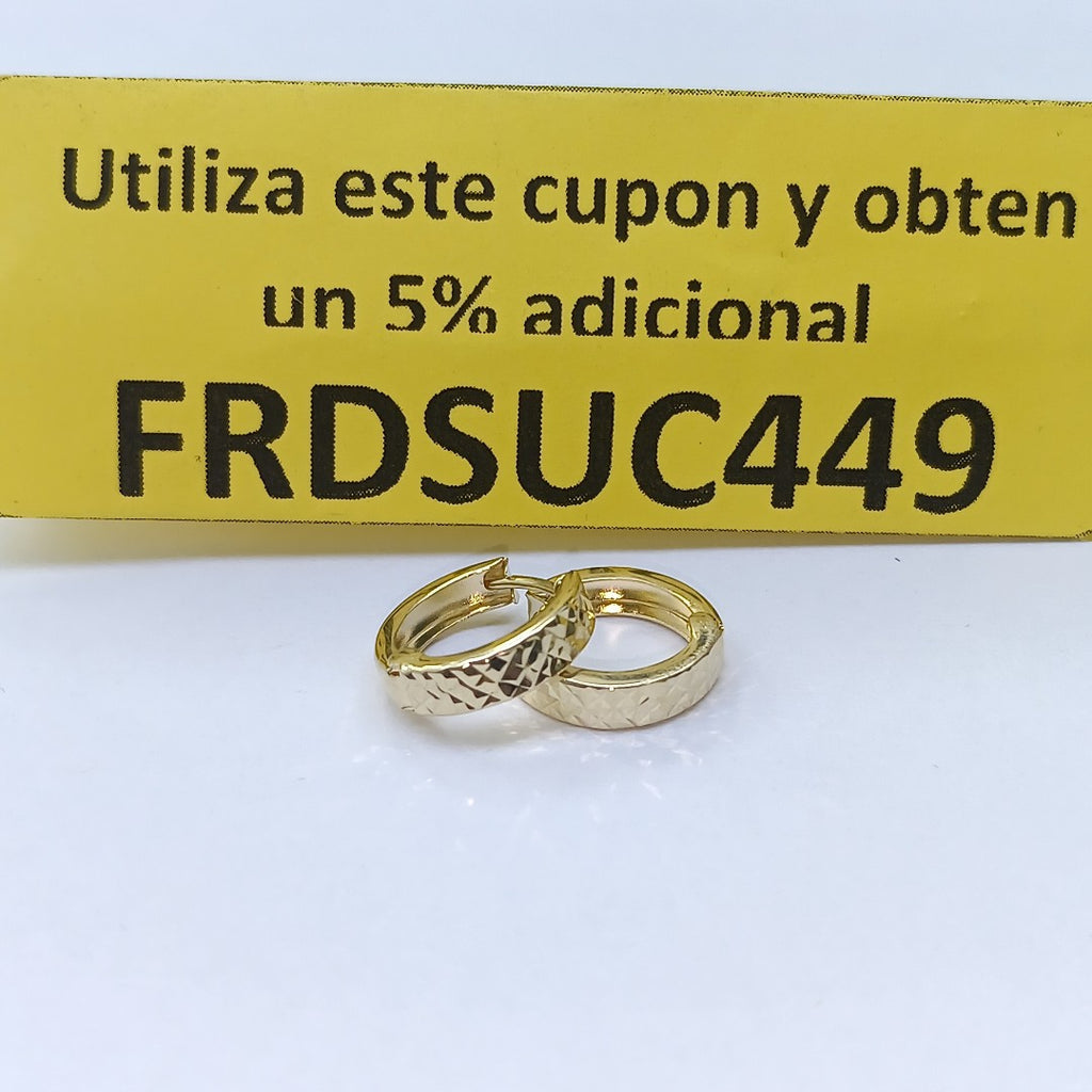 HUGGIES ORO 14K 1.1 (NUEVO)