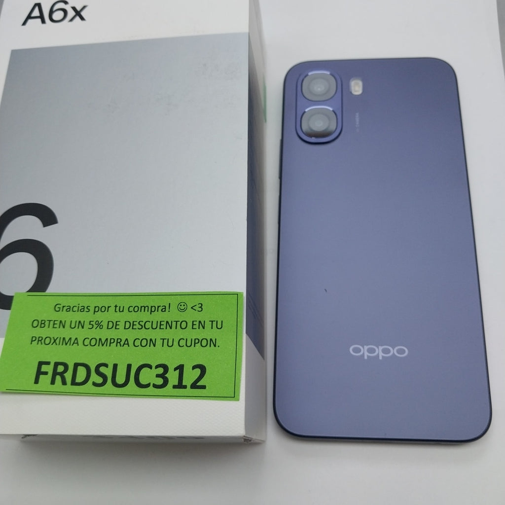 CELULAR OPPO A6X CPH2819 (2025) 128 GB 4 GB RAM (SEMINUEVO)