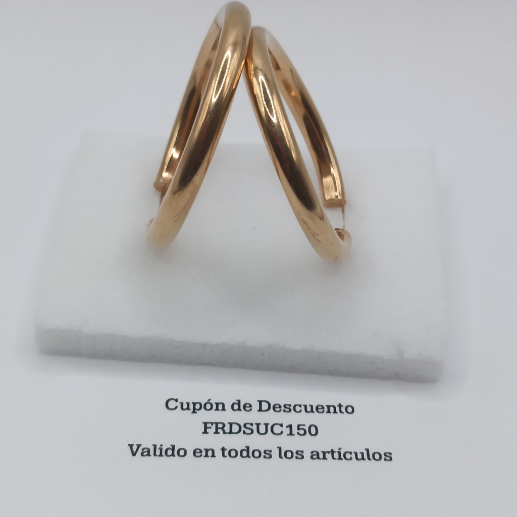 ARRACADAS PAR ORO 14 K 6,80 GRMS (SEMINUEVO)