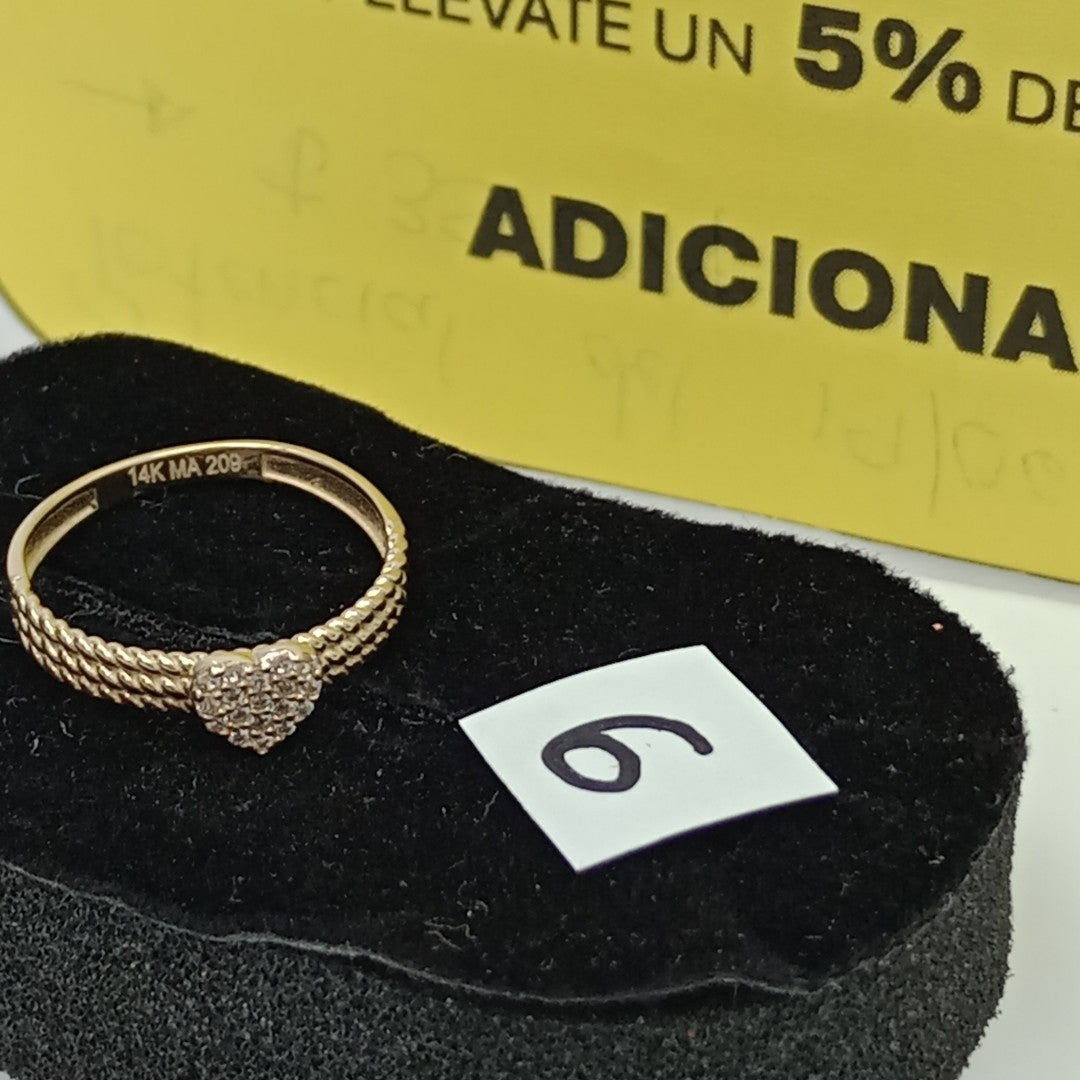 ANILLOS DAMA ORO 14K 1.5 (NUEVO)