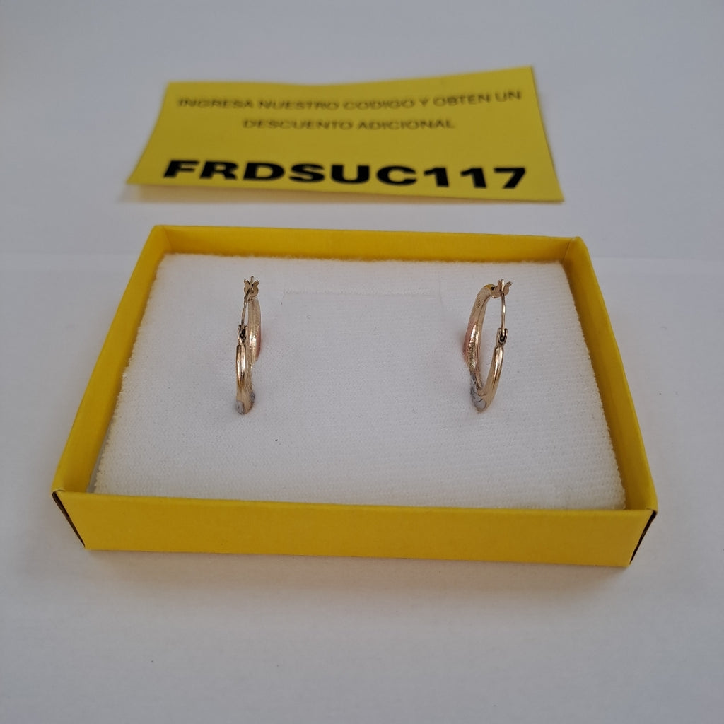 ARRACADAS ORO 10K 1.2 (NUEVO)