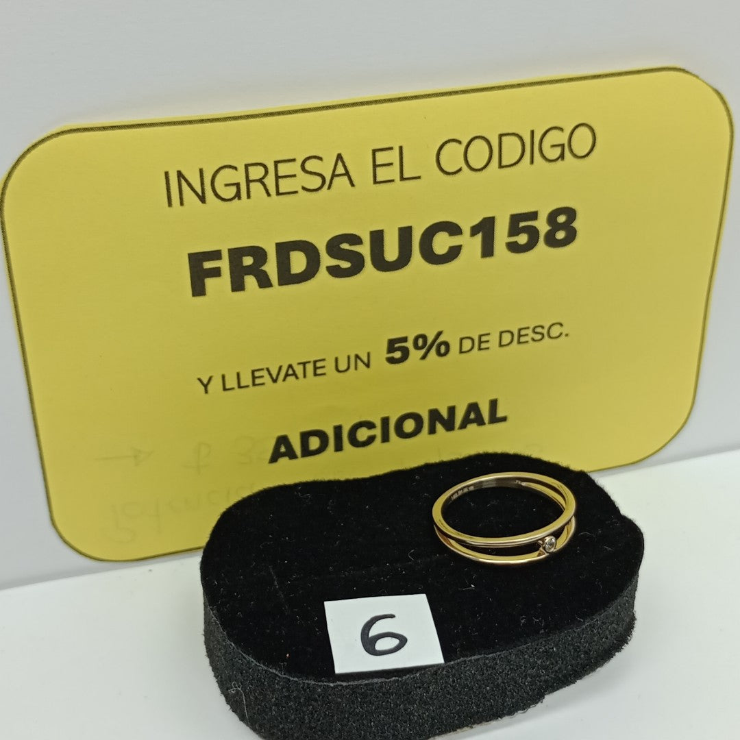 ANILLOS DAMA ORO 14K 1.6 (NUEVO)
