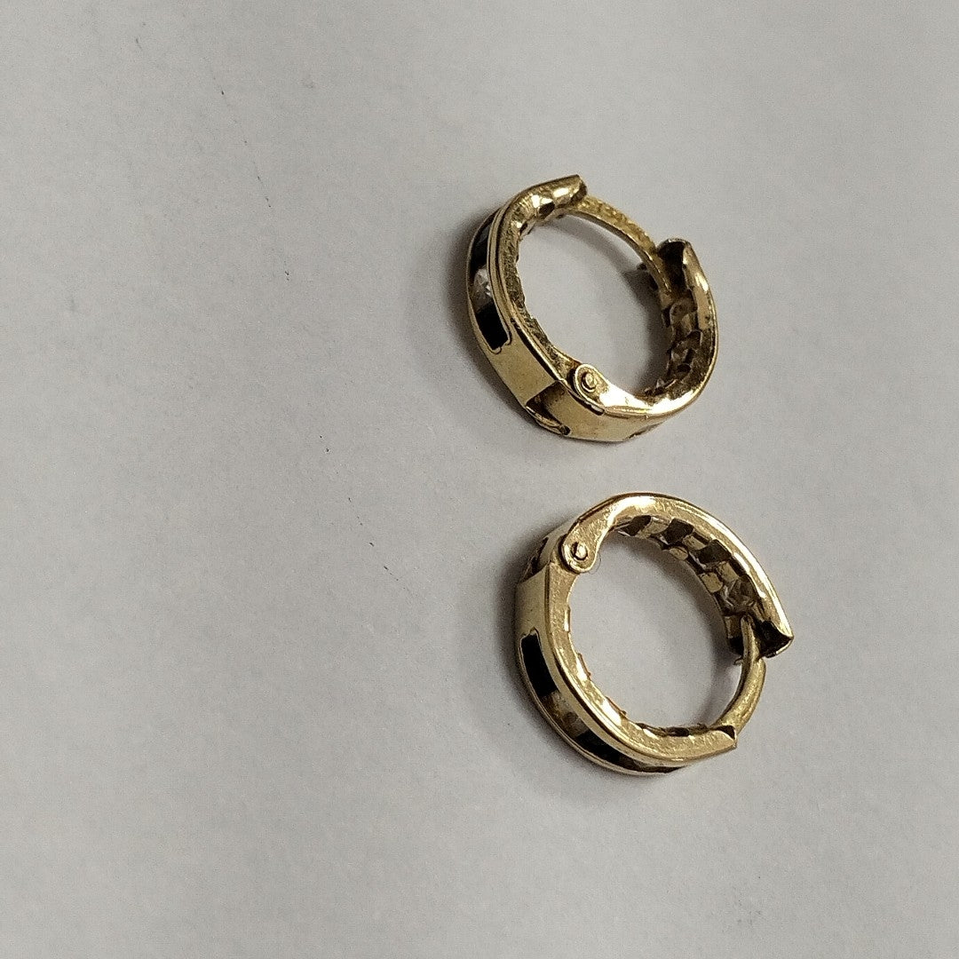 ARRACADAS PAR ORO 14 K 1 GRMS (SEMINUEVO)