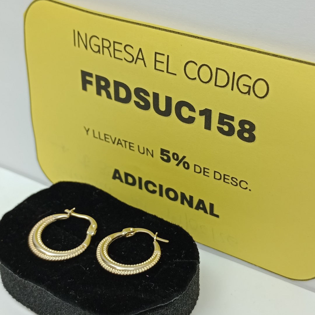 ARRACADAS ORO 14K 1.2 (NUEVO)