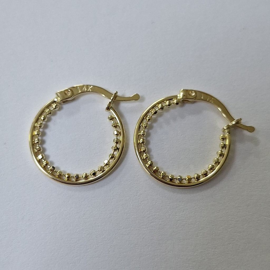 ARRACADAS ORO 14K 1.6 (NUEVO)