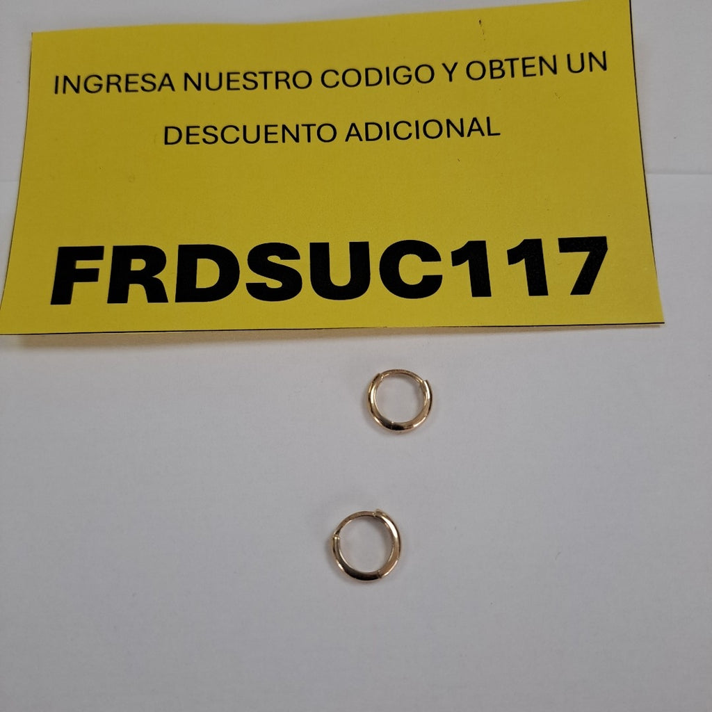 HUGGIES ORO 14K 1.1 (NUEVO)