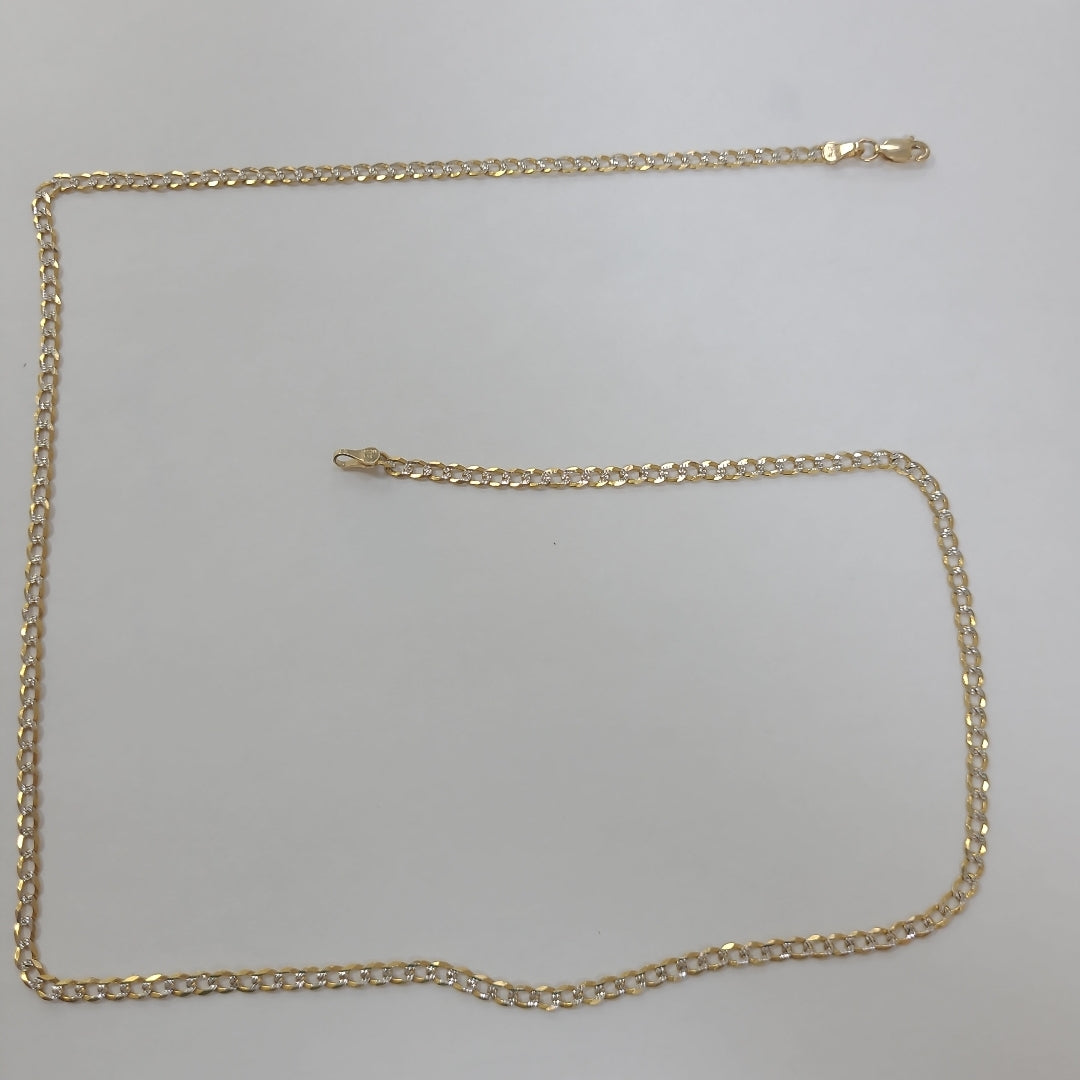 CADENA ORO, ORO COMBINADO 14 K 8.3 GRMS (SEMINUEVO)